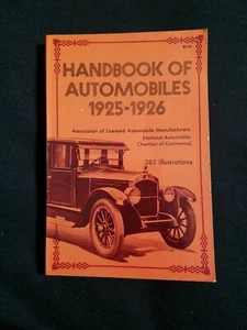 Manual de automóviles 1925 - 1926 libro de bolsillo 1970 de A.L.A.M. - Imagen 1 de 12