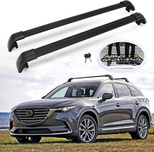 2X Barra transversal para Mazda Mazda CX-9 CX9 2016-2023 barra de riel de techo de aluminio - Imagen 1 de 9