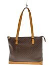CELINE tote bag leather Brown CE00 15 Used