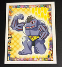 1999 Machoke Topps Pokemon Base Merlin Sticker Collection Pack Fresh
