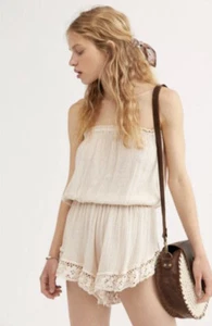 NEW Jen’s Pirate Booty Molton Romper Size M/L Medium Large Ivory Gauze Z142-25 - Picture 1 of 3