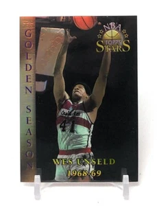 1996 Topps Stars Finest Refractors #96 Wes Unseld Golden Season SP - Picture 1 of 2
