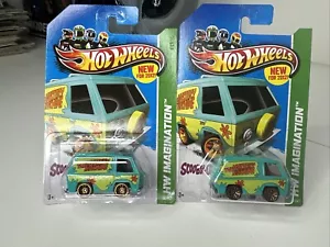 (2) Hotwheels Mystery Machine HW Imagination 2012 38/247 Rare Scooby-Doo - Picture 1 of 19