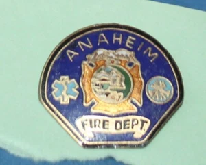 Vintage Anaheim, CA Fire Department Lapel Pin - Picture 1 of 2
