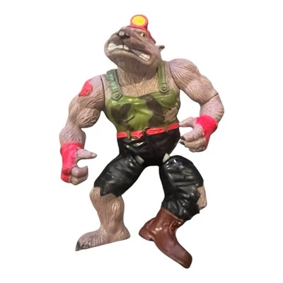 Vintage TMNT Teenage Mutant Ninja Turtles Playmates 1991 DIRTBAG MOLE No Tail - Image 1 of 3