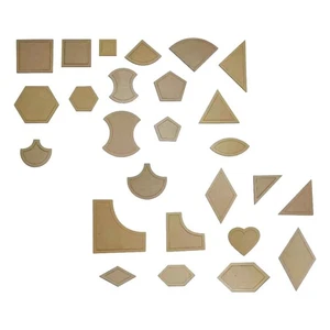  1 Set Acrylic Quilting Templates: Intricate Sewing Patterns - Patchwork Design - Picture 1 of 12