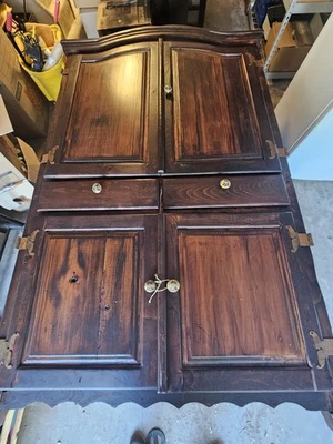  Aparador tradicional rústico bar armario vino licor buffet  Foto 1 de 3