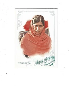 Topps Allen and Ginter #341 2015 Malala Yousafzai - Imagen 1 de 1