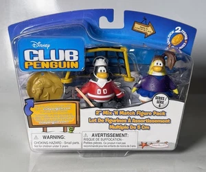 Disney Club Penguin 2" Mix 'N Match Figura Pack Figura Patinador/Jugador de Hockey - Imagen 1 de 4