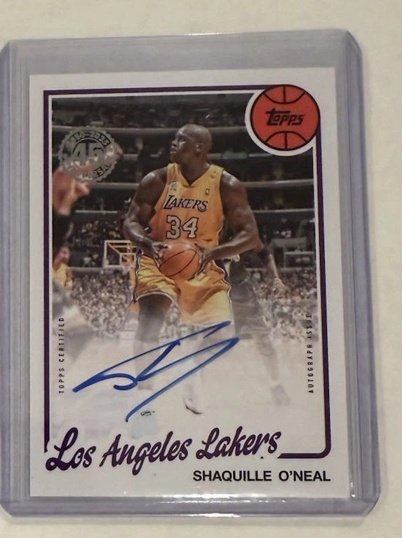 Shaquille O'Neal Autographed Basketball Trading Cards for sale | eBay