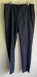 CALVIN KLEIN Mens Black X-SLIM FIT STRETCH Business Dress Pants/Slacks 36 X 32 - Picture 1 of 3