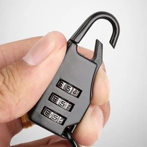 Zinc Alloy Helmet Lock with 1 Meter Cable for Convenient and Secure Transport - Picture 1 of 6