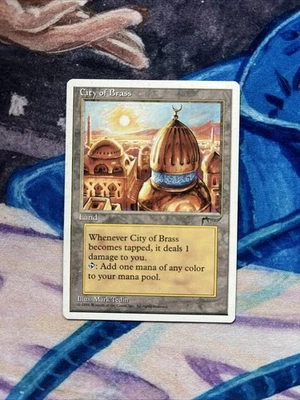 Magic The Gathering City Of Brass Arabian Nights LP - Image 1 of 2