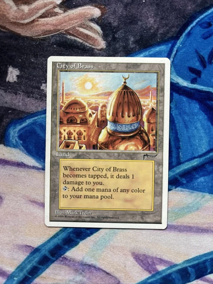 Magic The Gathering City Of Brass Arabian Nights LP - Image 1 of 2