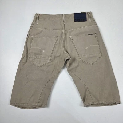 Bermudas G-Star Raw Arc 3D Sueltas Cónicas Pantalones Cortos Para Hombres 32 Beige Informal Algodón Foto 1 de 4