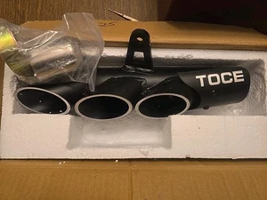 Toce 3 Hole Motercycle Exhaust With Mounting Hardware New - Picture 1 of 13