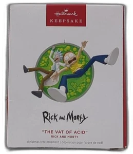 Hallmark Keepsake Decorazione Natalizia 2024, Rick And Morty "il Vat Of Acid - Foto 1 di 5