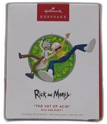 Hallmark Keepsake Christmas Ornament 2024, Rick And Morty "the Vat Of Acid
