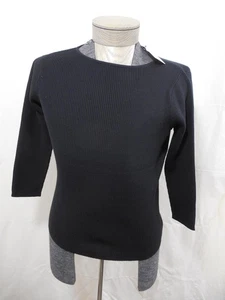 Suéter St John’s Bay japonés para mujer 100 % algodón tejido con cable manga 3/4 - Imagen 1 de 7