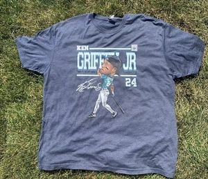 Next Level Ken Griffey Jr Blue T Shirt Men’s 3XL Seattle Mariners - Picture 1 of 5