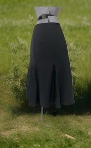 Ralph Lauren Skirt Size 20W Black Flare Skirt 42” Waist 24.5” Length Lined - Picture 1 of 17
