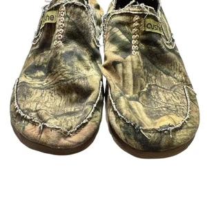 Cushe Mossy Oak Men's Casual Slip On Shoes Brown/Camo Size 8 - Picture 1 of 12