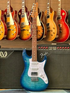 Ibanez AZ22S1F-TXB 2025 - Transparent Turquoise Burst - Imagen 1 de 12