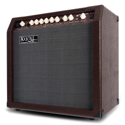 Rocktile AA-30 Akustik Verstärker Gitarre Gitarrenverstärker Amp Combo Gesang - Bild 1 von 4
