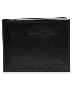 Perry Ellis Portfolio Men's Passcase Wallet Black - Picture 1 of 2
