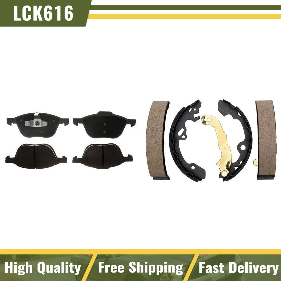 Pastillas de freno delanteras de cerámica herrajes y zapatas traseras para Ford Focus 2005 2006 2007 Foto 1 de 4
