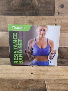 Resistance Bands Set (12 Piece) Includes Door Anchor, Ankle, Wrist Multi  - Picture 1 of 4