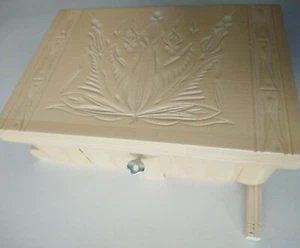 Big huge natural wooden puzzle box with secret opening storage for jewelry gold - Picture 1 of 7