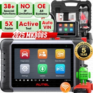 2025 Autel MaxiCOM MK808S Bidirectional Car Diagnostic Scanner Tool Key Coding - Bild 1 von 21