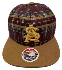 Zephyr NCAA Arizona State Sun Devils "Gaelic" Flat Bill SnapBack Hat NWT - Picture 1 of 5