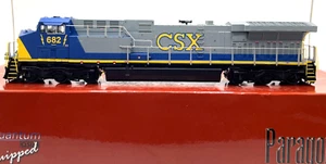 HO BROADWAY LIMITED 687 GE AC6000CW CSX # 682 DC DCC SOUND PARAGON STRANGE NOISE - Picture 1 of 3
