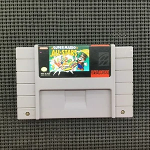 Super Mario All-Stars Super Nintendo SNES Authentic Tested & Working Cart Only - Picture 1 of 3