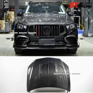 Paneles delanteros de fibra de carbono cubierta de motor para Mercedes Benz GLE53 GLE63 cupé - Imagen 1 de 10