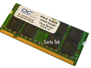 1GB PC2-5400 OCZ OCZ26671024VS0 Laptop memory - Picture 1 of 1