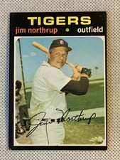 Vintage 1971 Topps Set-Break #265 Jim Northrup - Detroit Tigers / Free Shipping