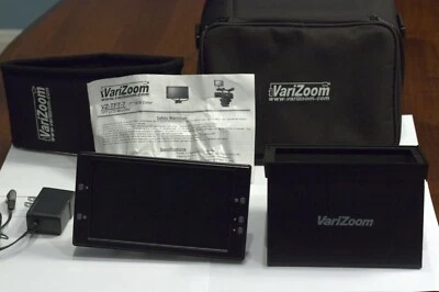 VariZoom VZTFT7 16:9 7" LCD Monitor w/ Accessories and carry case - Image 1 of 4