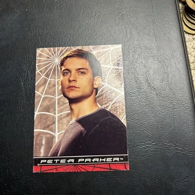 Cqq Marvel Spider-Man The Movie 2002 Topps #2 Peter Parker Tobey Maguire - Image 1 of 2