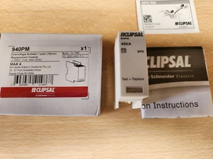 Clipsal SURGE ARRESTOR REPLACEMENT CARTRIDGE CLIPSAL 940PM 1-Pole 240V 40kA - Foto 1 di 1