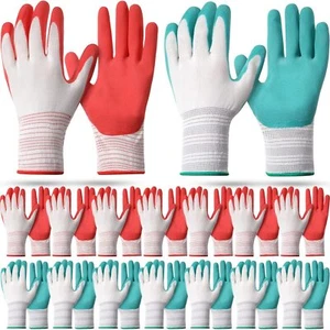 20 Paar Gartenhandschuhe für Damen Damen Gartenhandschuhe Bulk Atmungsaktiv Gummi - Bild 1 von 7