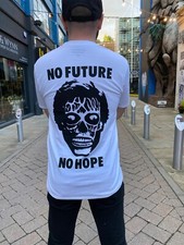 John Carpenters They Live White T Shirt Sizes S-XL No Future No Hope Alt Protest