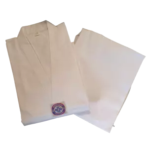 Samurai Martial Arts Full White Taekwondo Gi/Uniform - Blue Badge - CLEARANCE - Picture 1 of 1