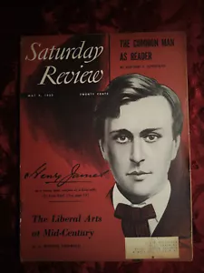 Saturday Review May 9 1953 HENRY JAMES WHITNEY GRISWOLD EDUARD C. LINDEMAN - Picture 1 of 1