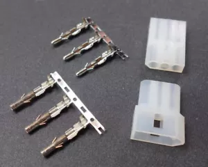 5 set Molex 3 pin 0,093,093" connettore spina di alimentazione maschio femmina flipper arcade - Foto 1 di 4