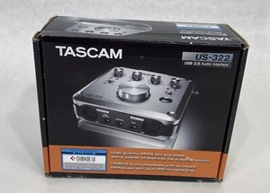 Tascam US-322 USB 2.0 Audio Recording Interface Mic/Line HDDA 24Bit/96kHz - Picture 1 of 10