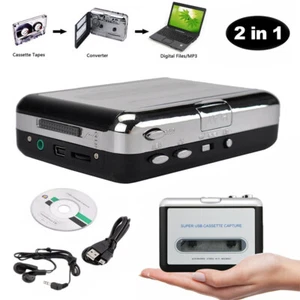 Cassette Player-Cassette Tape to MP3 CD Converter- Powered by Battery or USB - Picture 1 of 13