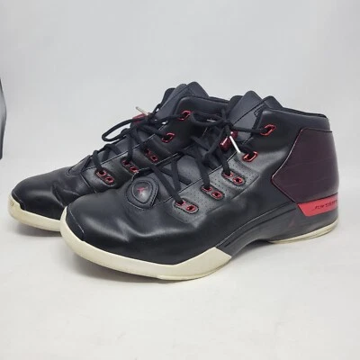 Zapatos de baloncesto Jordan 17 Retro Bulls 2016 talla 14 negros rojos suela de unidad de aire criado Foto 1 de 4